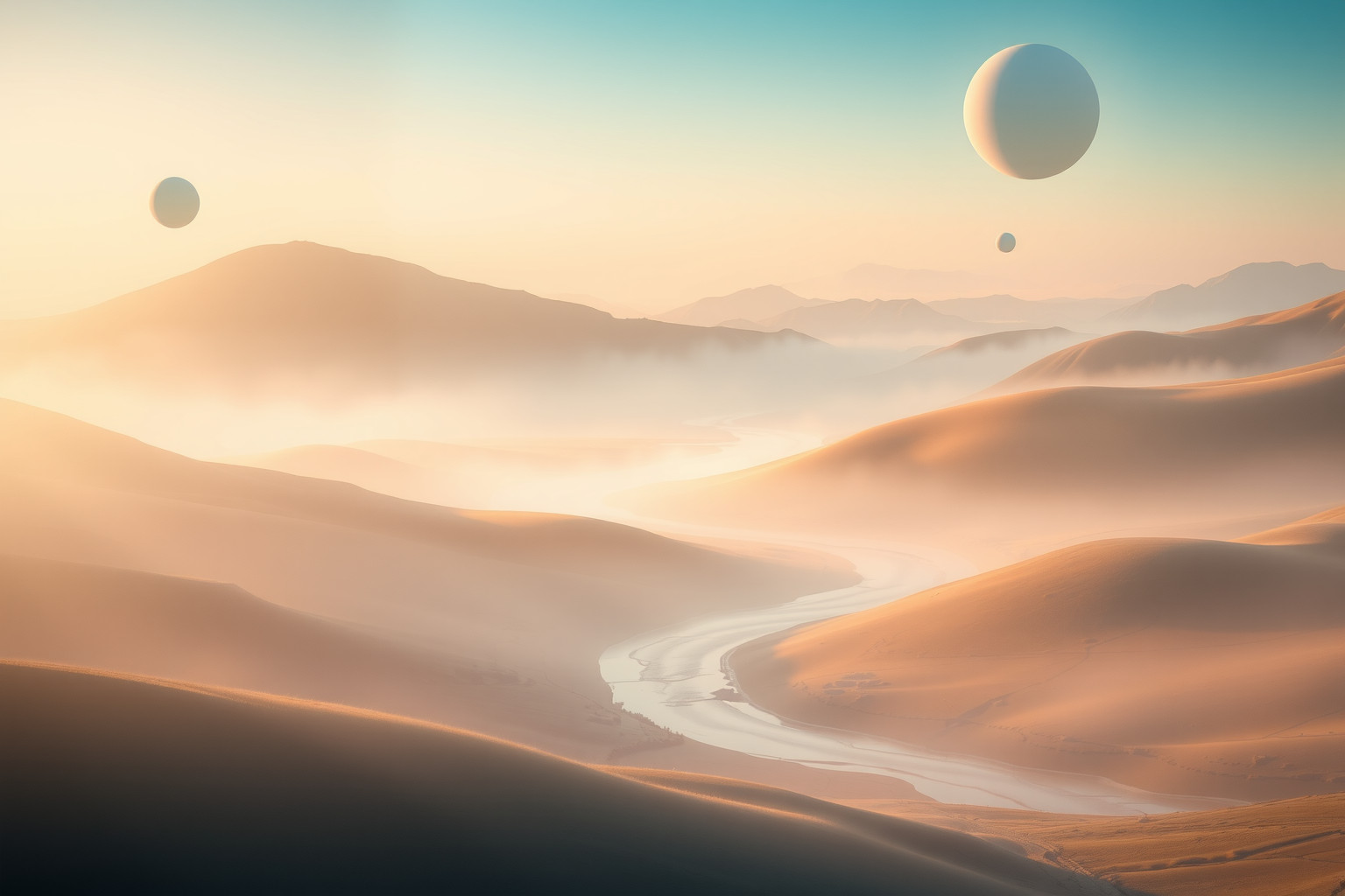 Sognare una valle con un fiume indica pace interiore e rinascita.