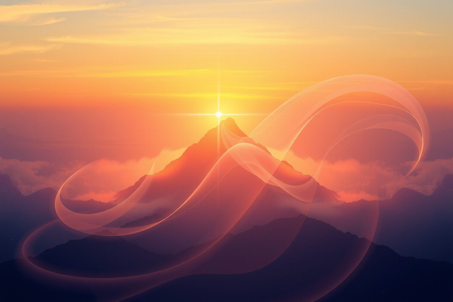 Sognare una vetta al tramonto simboleggia la conclusione di un ciclo.