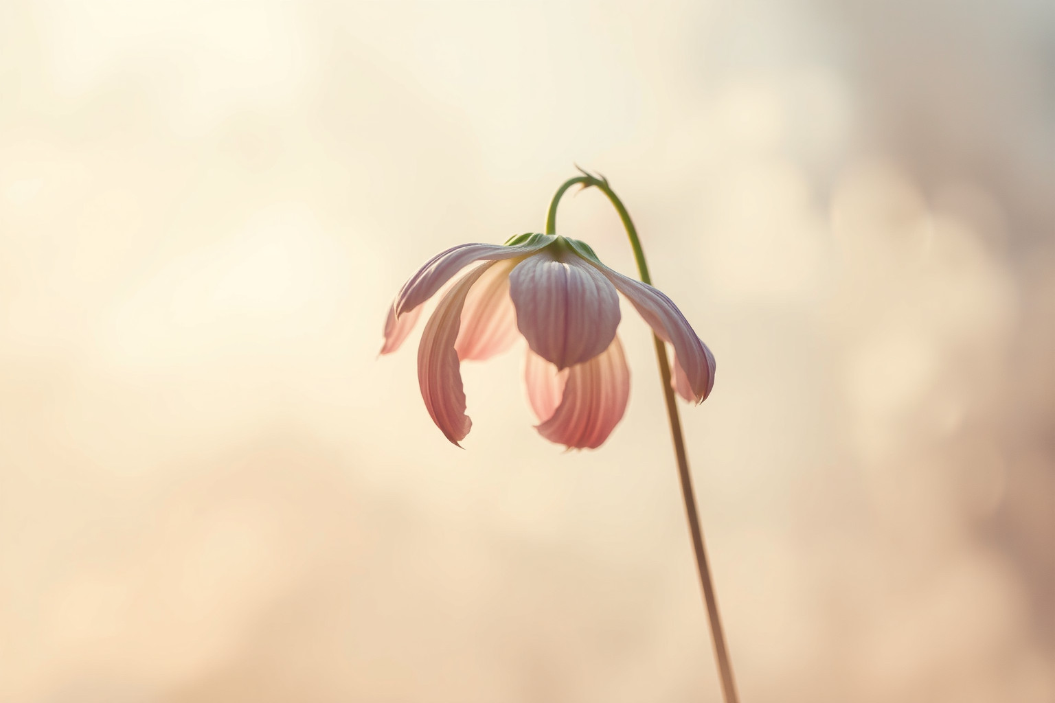 Sognare aquilegia appassita simboleggia tristezza e addii imminenti.