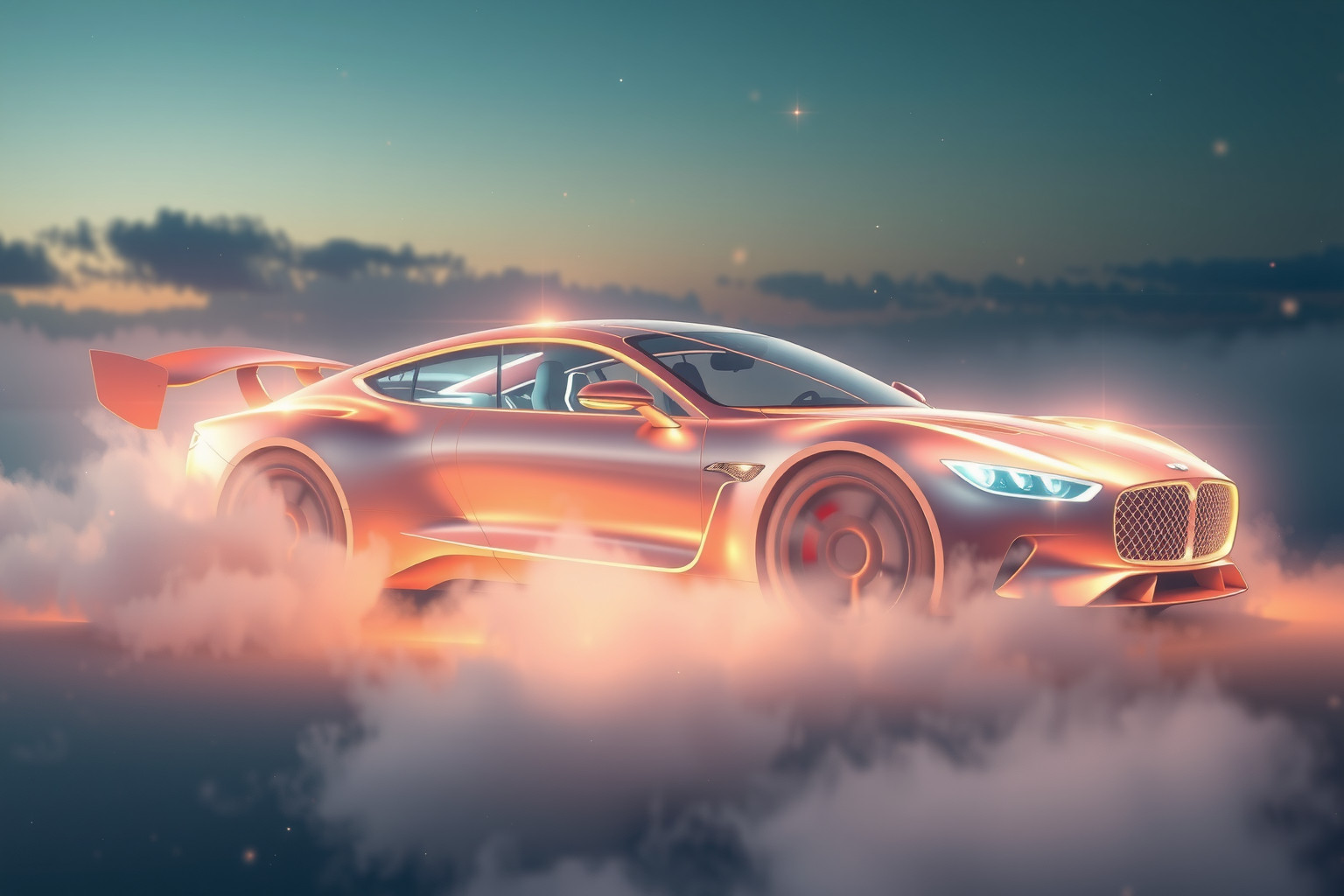 Sognare un'auto di lusso simboleggia successo e aspirazioni elevate.