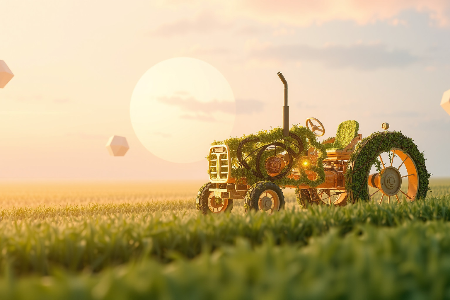 Sognare un trattore simboleggia crescita e innovazione nel lavoro agricolo.