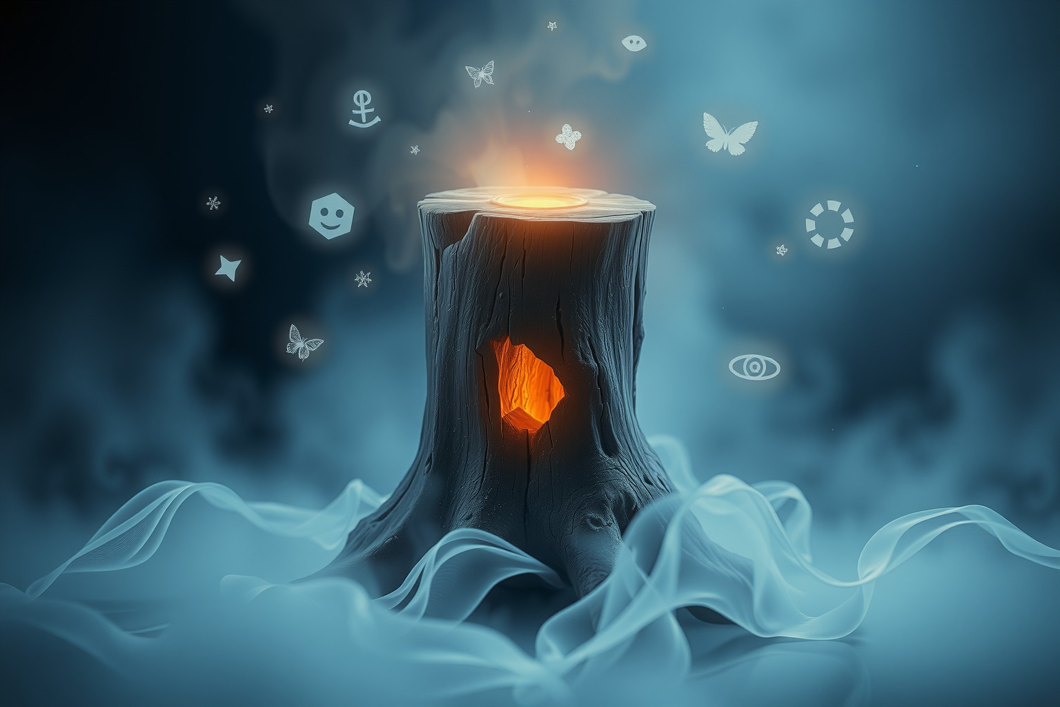 Cinque sogni reali sul ceppo rivelano emozioni nascoste.