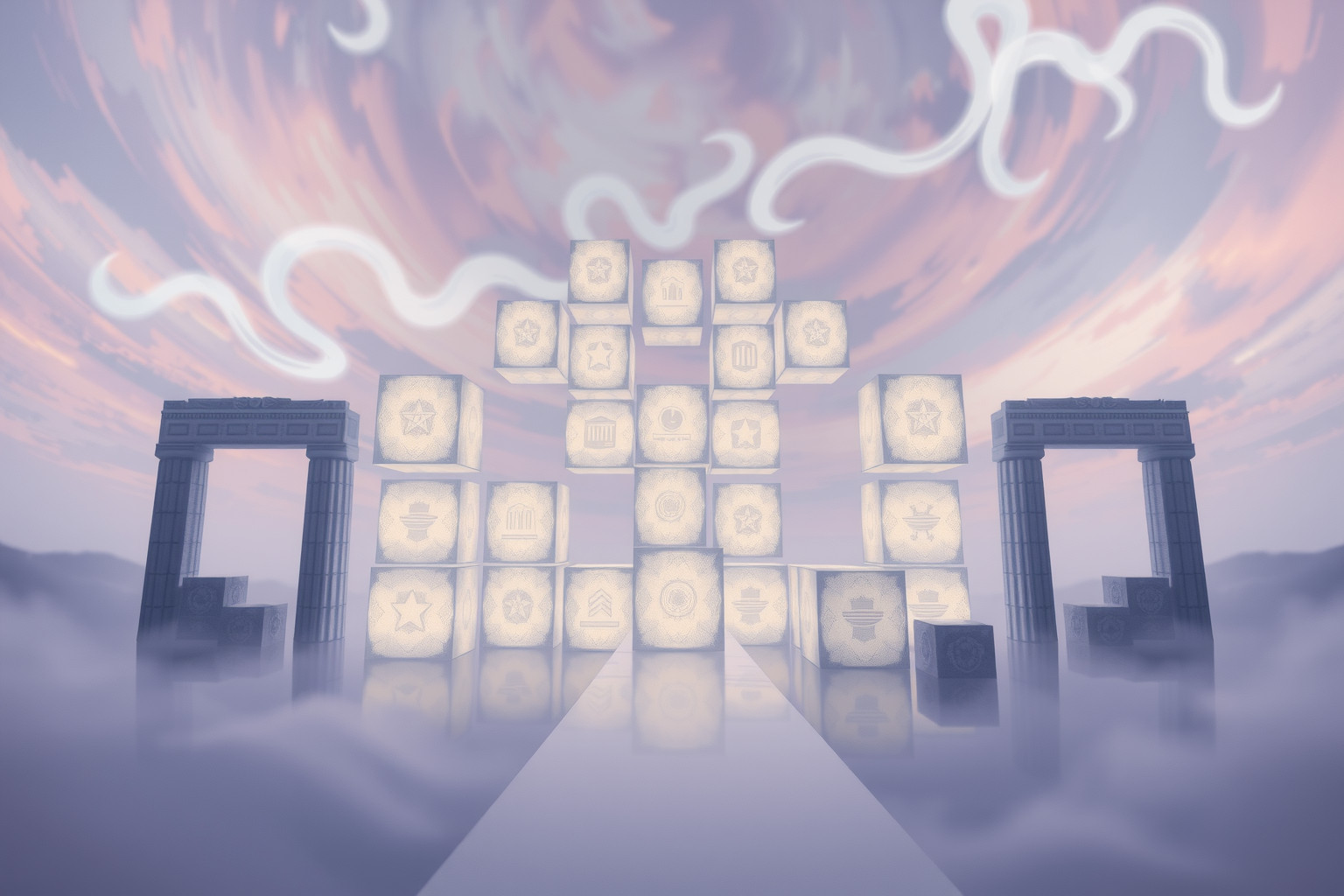 I blocchi quadrati nei sogni simboleggiano la stabilità storica passata.