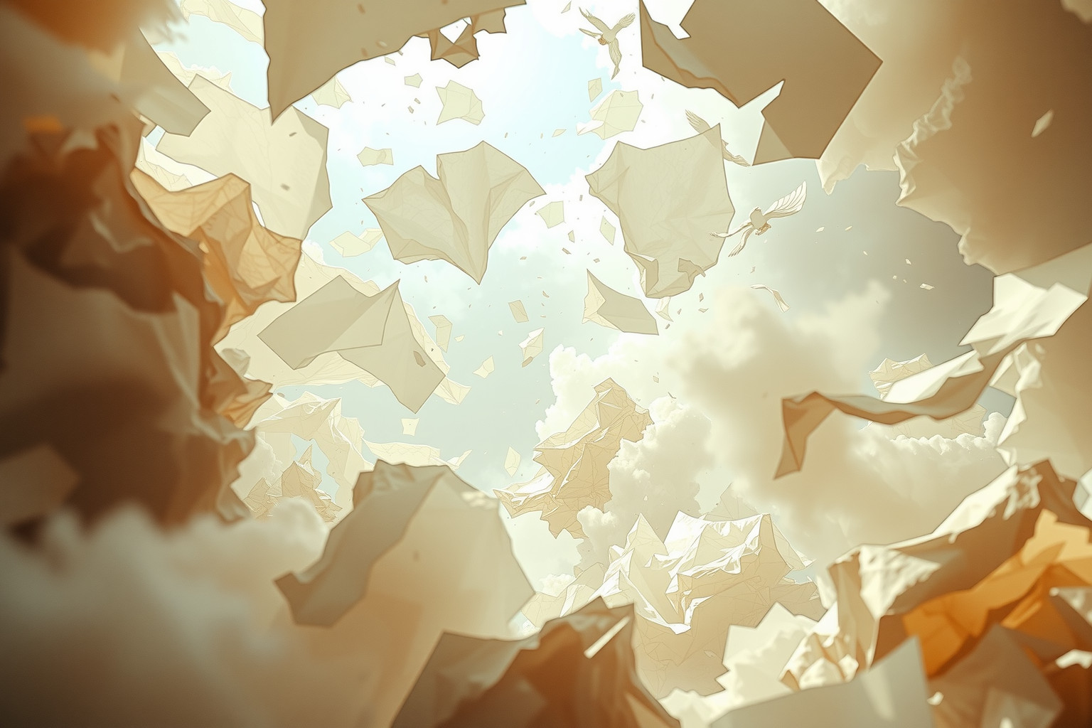 Sognare carta assorbente in caos indica bisogno di ordine mentale.