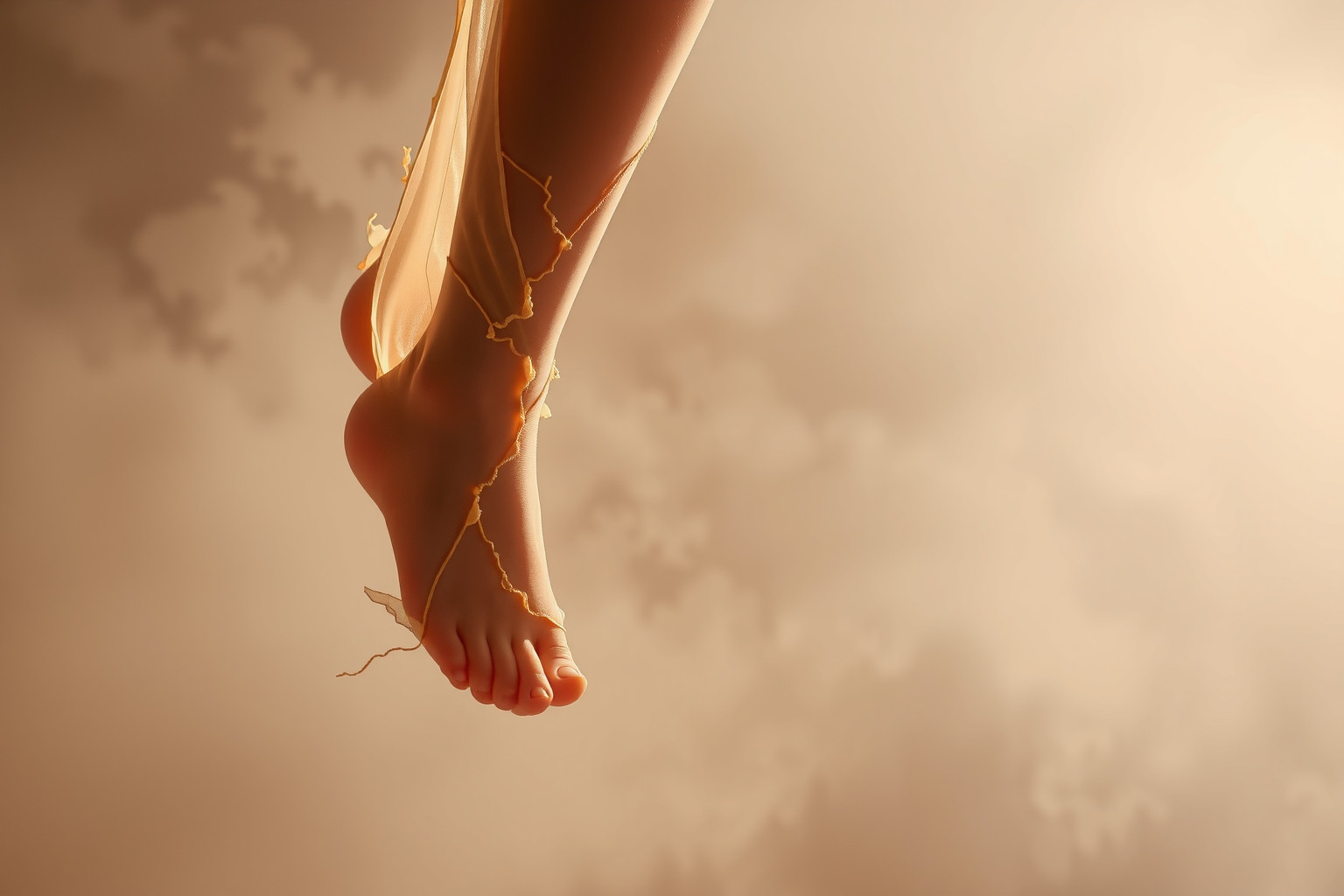 Sognare collant strappati simboleggia insicurezza e vulnerabilità nascosta.