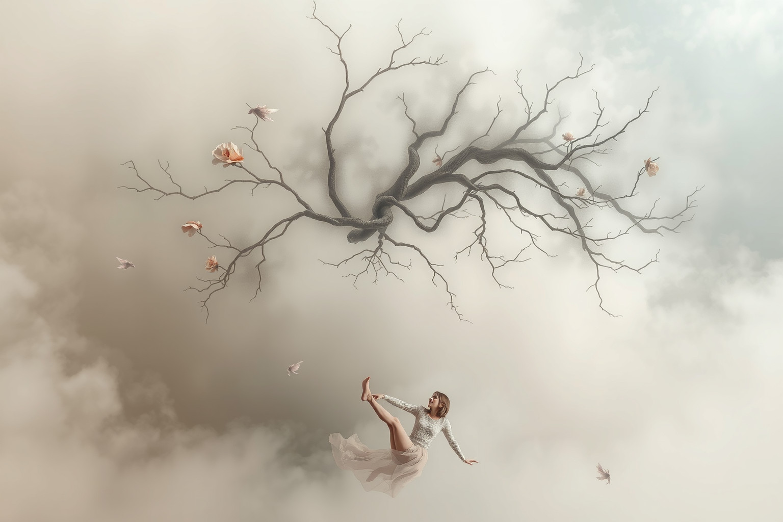 Sognare un albero che cade su di te simboleggia sfide inaspettate.