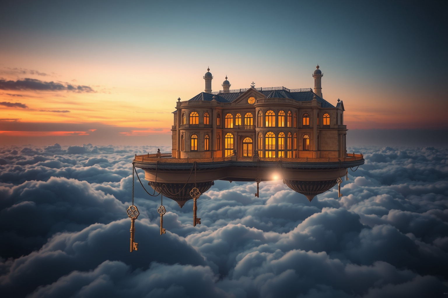 Sognare una casa di lusso riflette desideri di successo e prestigio.