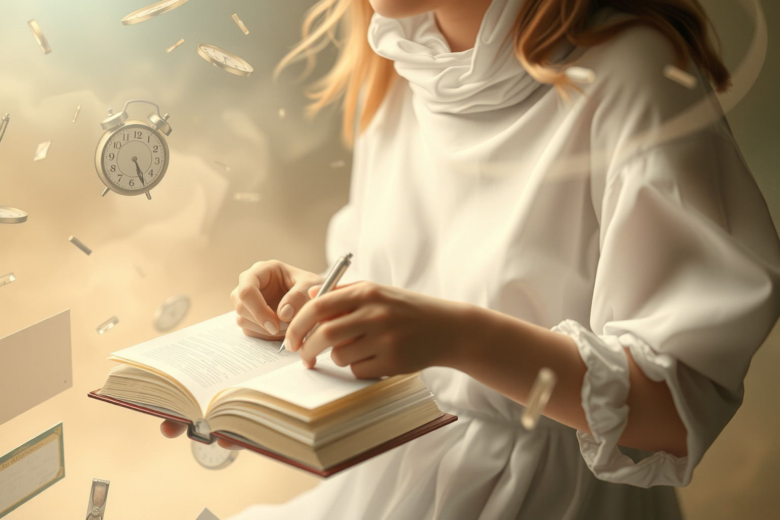 Sognare annotare in fretta indica stress e necessità di organizzazione.