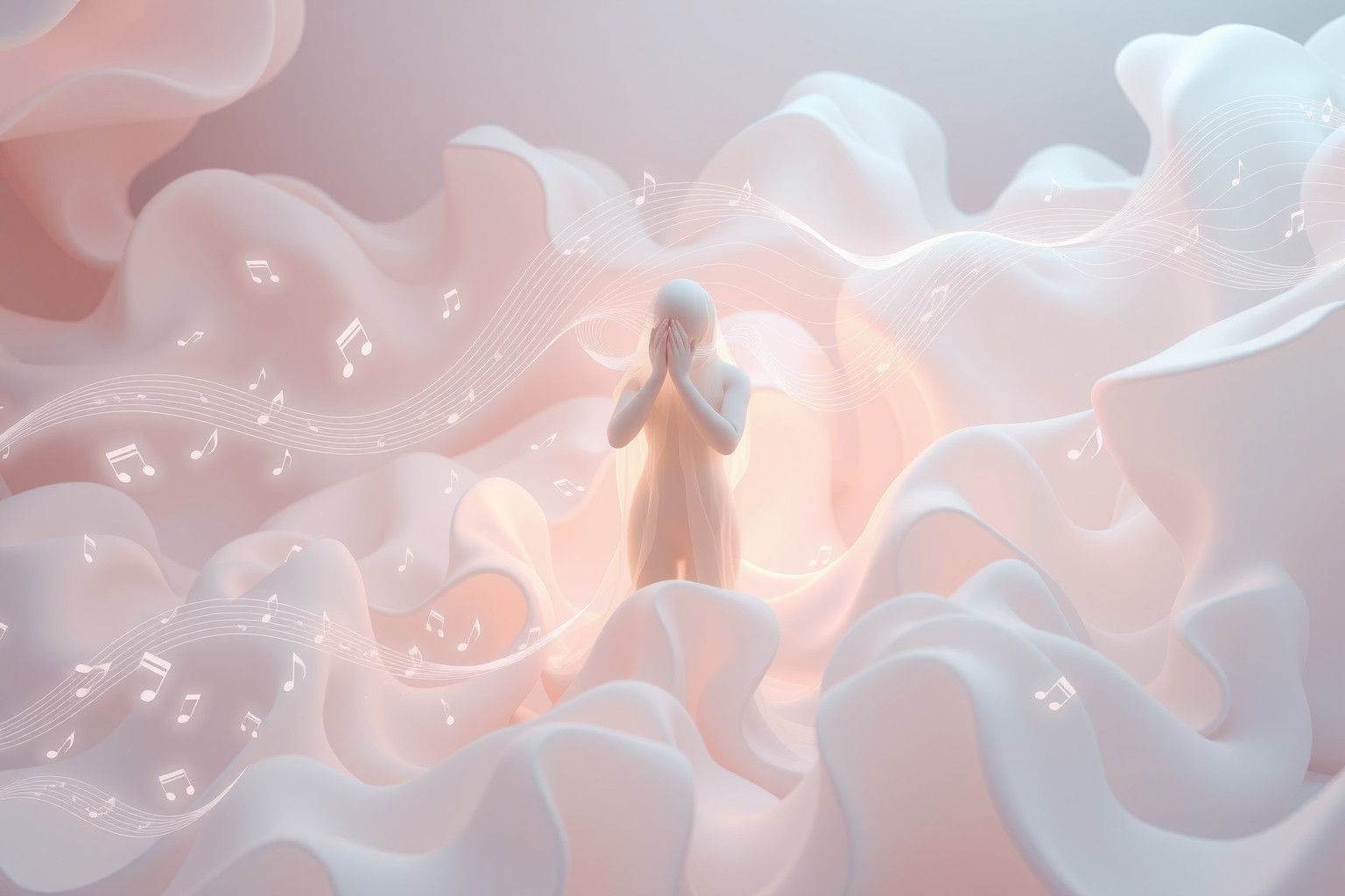Sognare musica rilassante simboleggia pace interiore e serenità mentale.