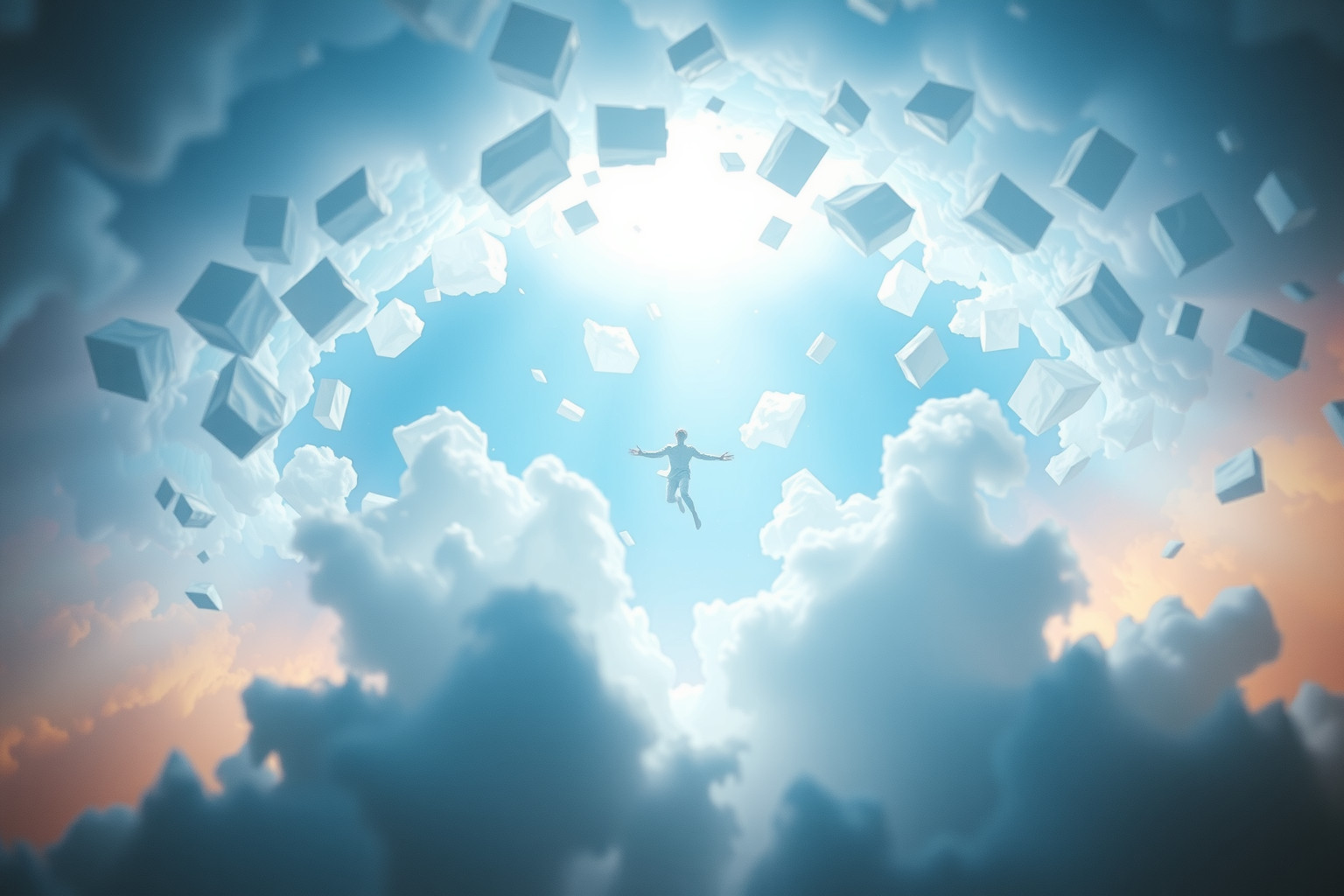 Sognare di cadere da una cupola simboleggia perdita di controllo emotivo.