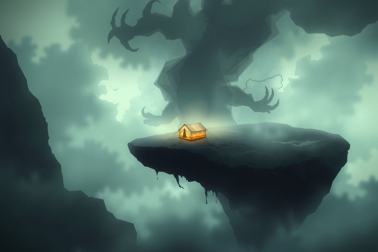 Sognare campeggio pericoloso riflette timori nascosti verso il rischio.