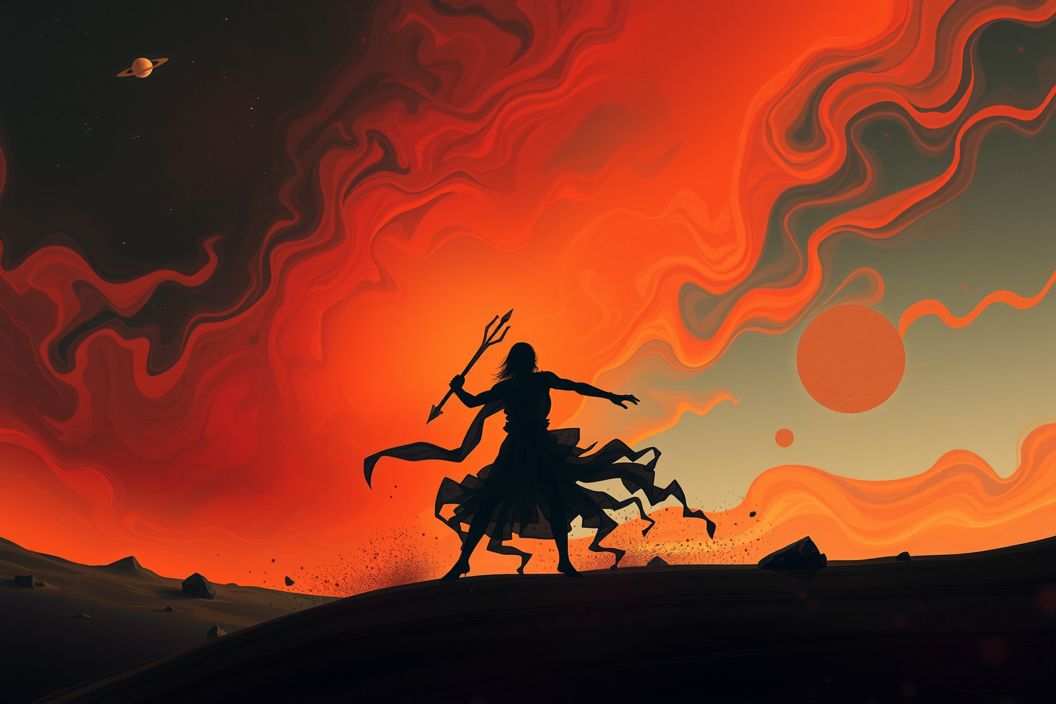 Sognare Marte riflette lotte interiori e desiderio di conquista personale.