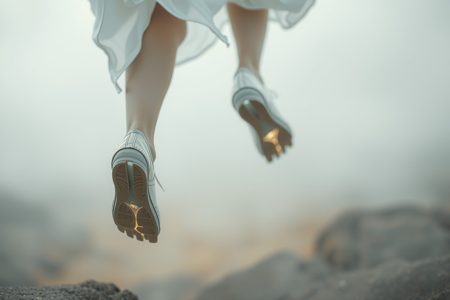 Sognare scarpe rotte correndo indica ostacoli e insicurezze personali.