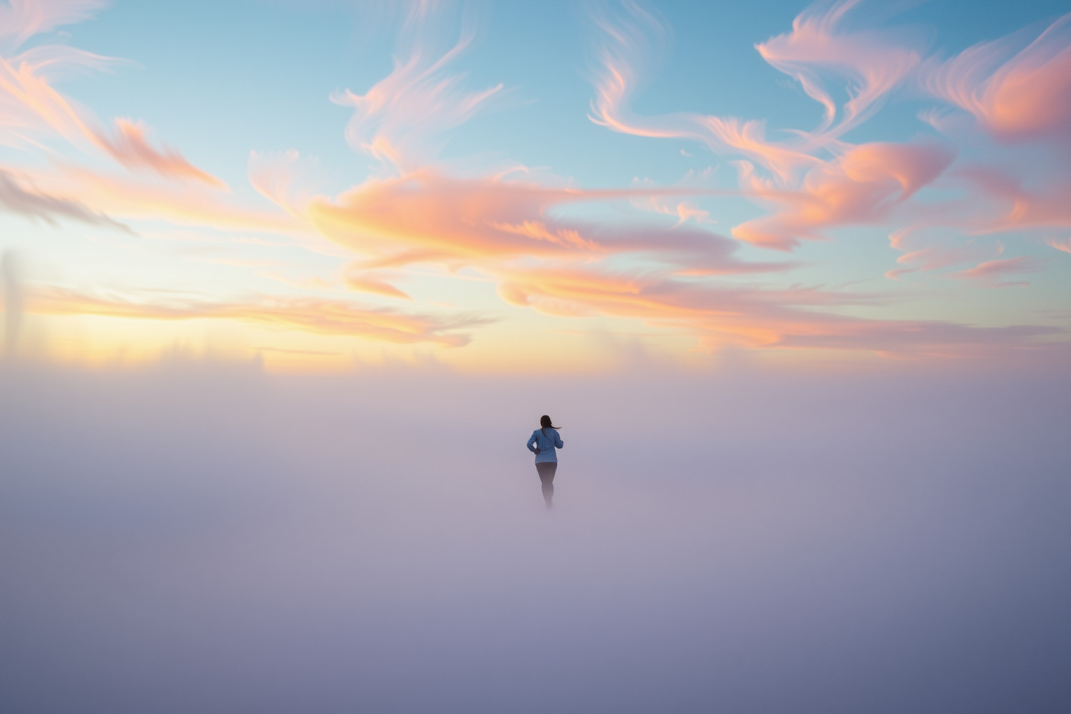 Sognare di correre senza meta riflette ansia e confusione interiore.