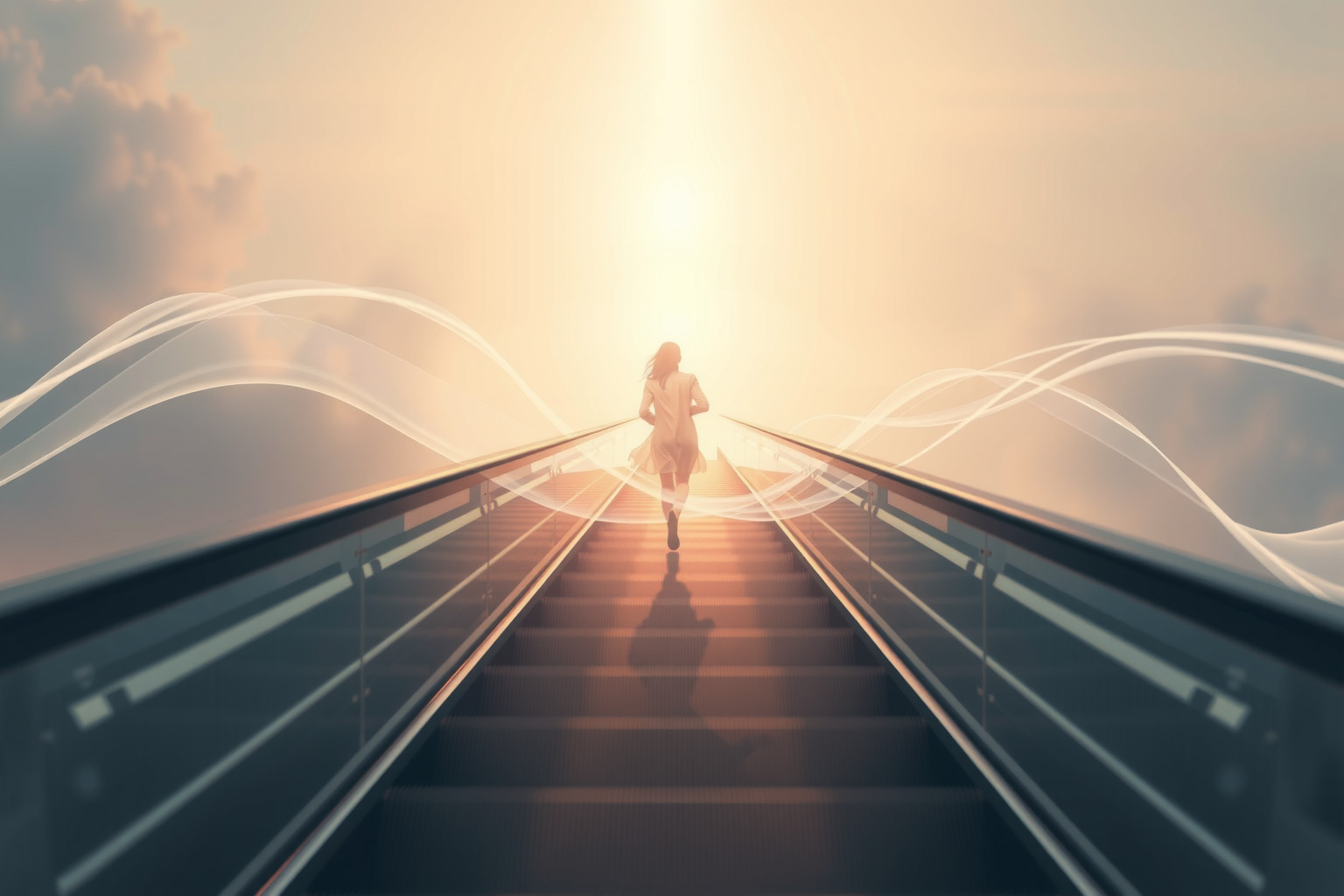 Sognare la scala mobile riflette ambizione e desiderio di progresso rapido.