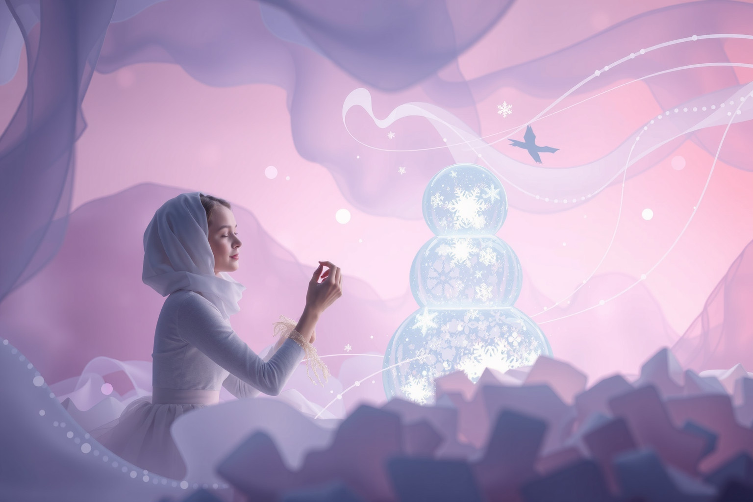 Sognare di costruire un pupazzo di neve simboleggia nuove opportunità.