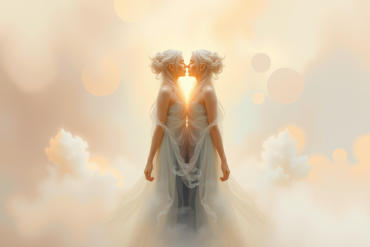 Sognare di essere divisi simboleggia un conflitto interiore profondo.