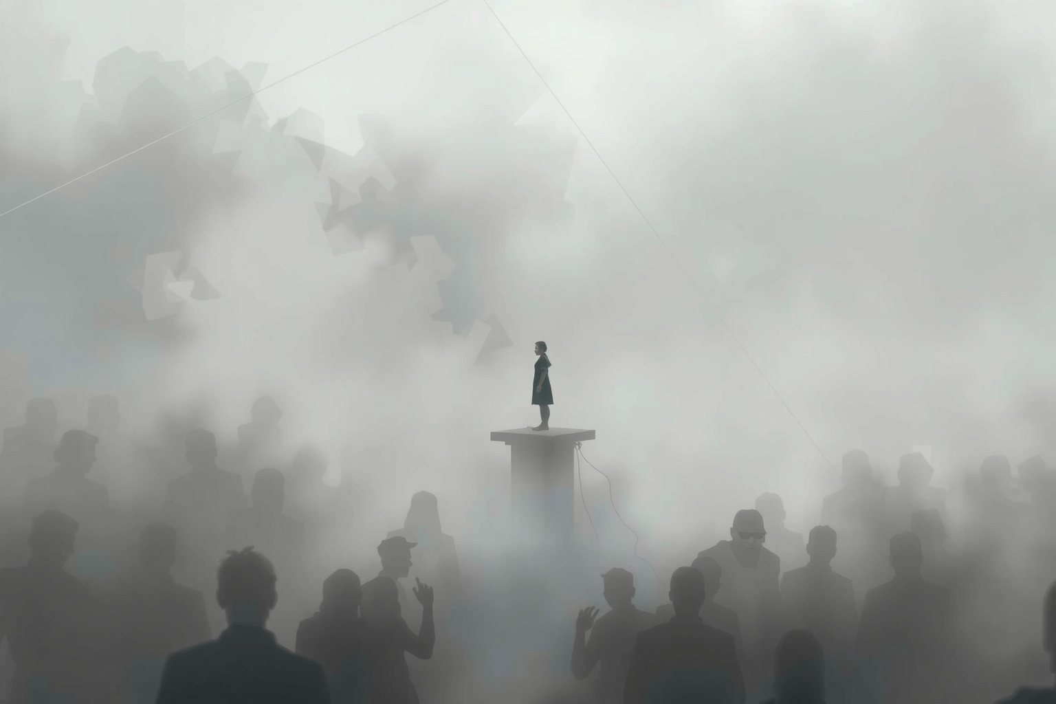 Sognare giudizio di una folla riflette insicurezze sociali profonde.