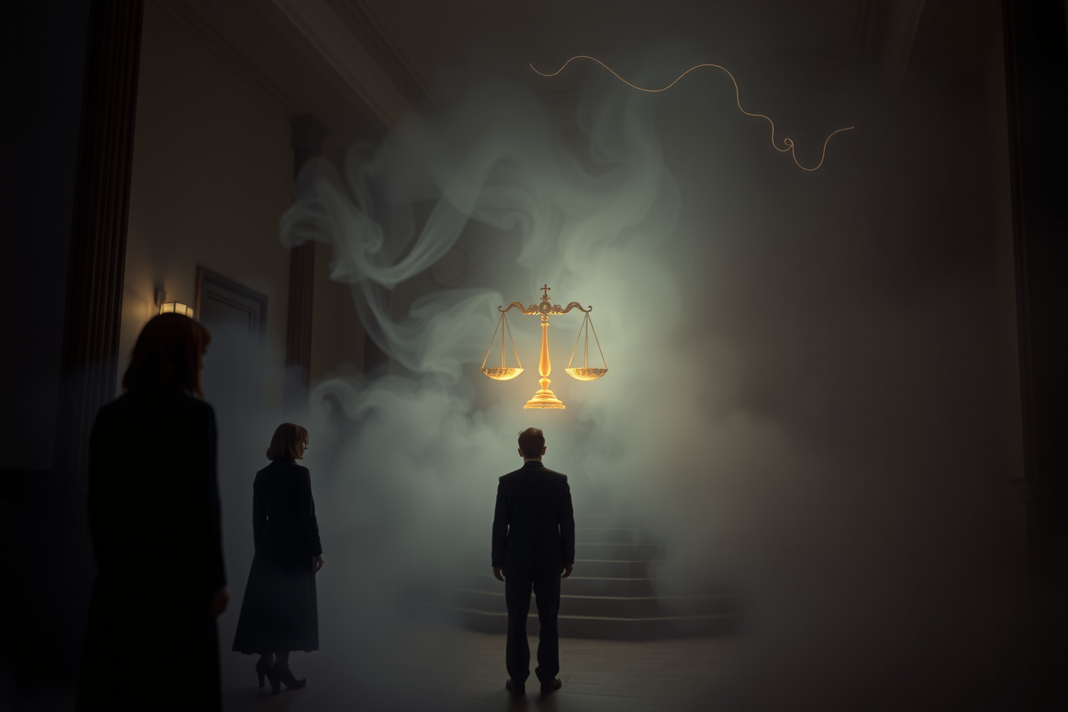 Sognare tribunale riflette conflitti interiori e senso di responsabilità.