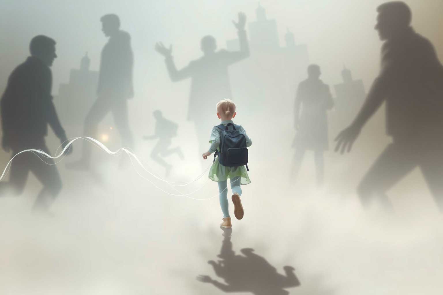 Sognare di essere inseguiti con zaino indica ansia da responsabilità scolastiche.