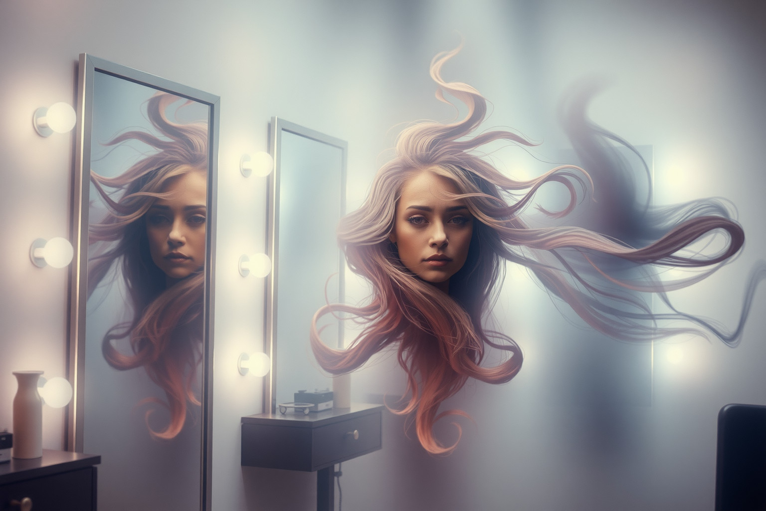 Sognare insoddisfazione in salone riflette ansie per cambiamenti personali.
