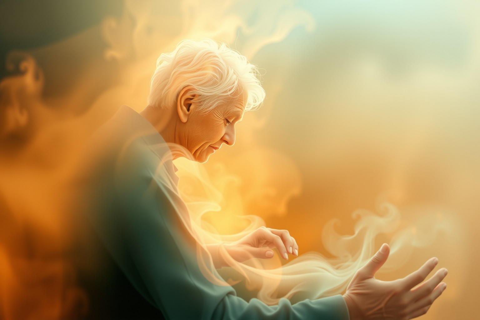 Sognare di invecchiare riflette paura o crescita interiore profonda.