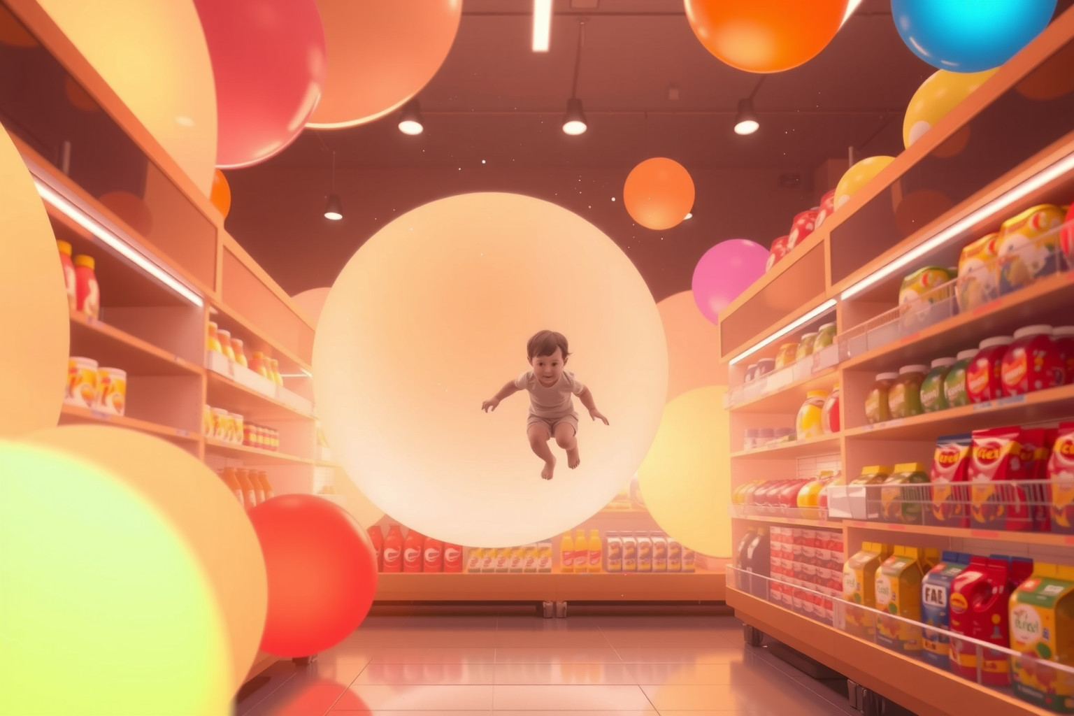 Sognare bambino al supermercato simboleggia innocenza e nuove scoperte.