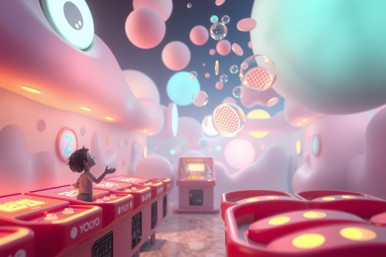 Sognare di essere un bambino in una sala giochi simboleggia spensieratezza e nostalgia.
