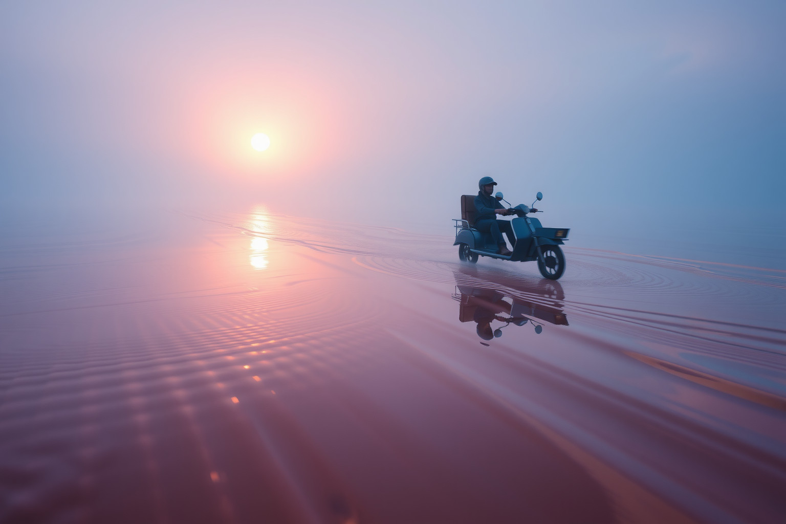 Sognare una strada allagata guida a sfide emotive e inciampi.