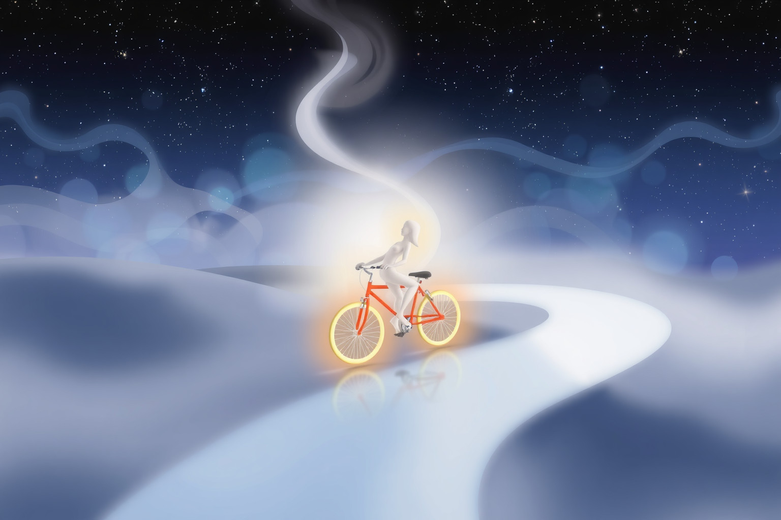 Sognare di guidare una bicicletta simboleggia equilibrio e autonomia personale.