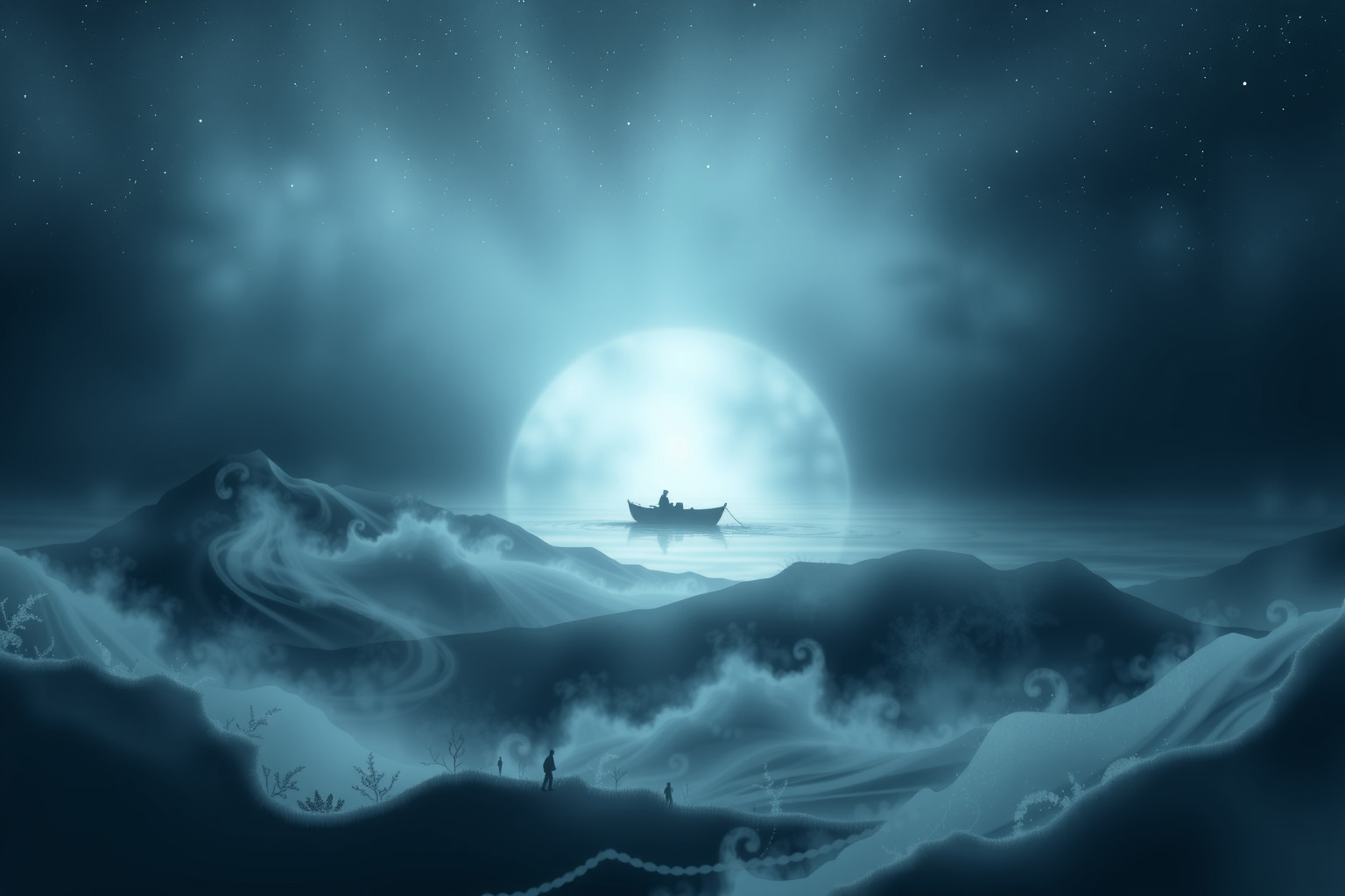 Sognare di imbarcarsi di notte rivela paure inconsce e misteri.