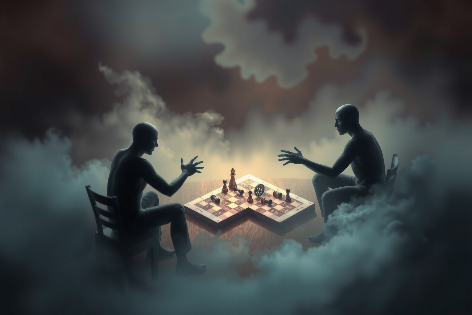 Sognare litigi nel gioco da tavolo riflette conflitti interiori nascosti.