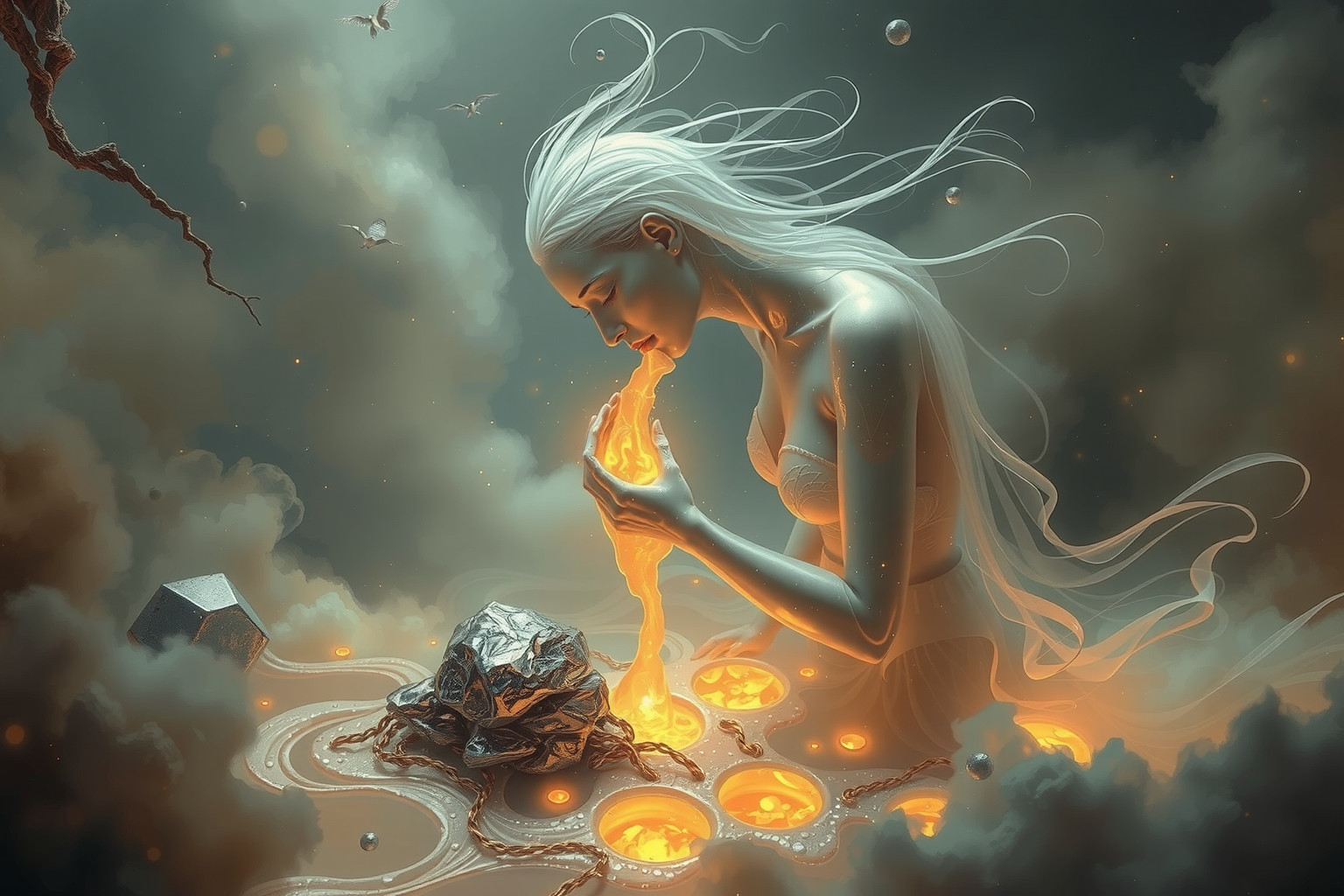 Sognare di mangiare piombo simboleggia pesantezza emotiva repressa.