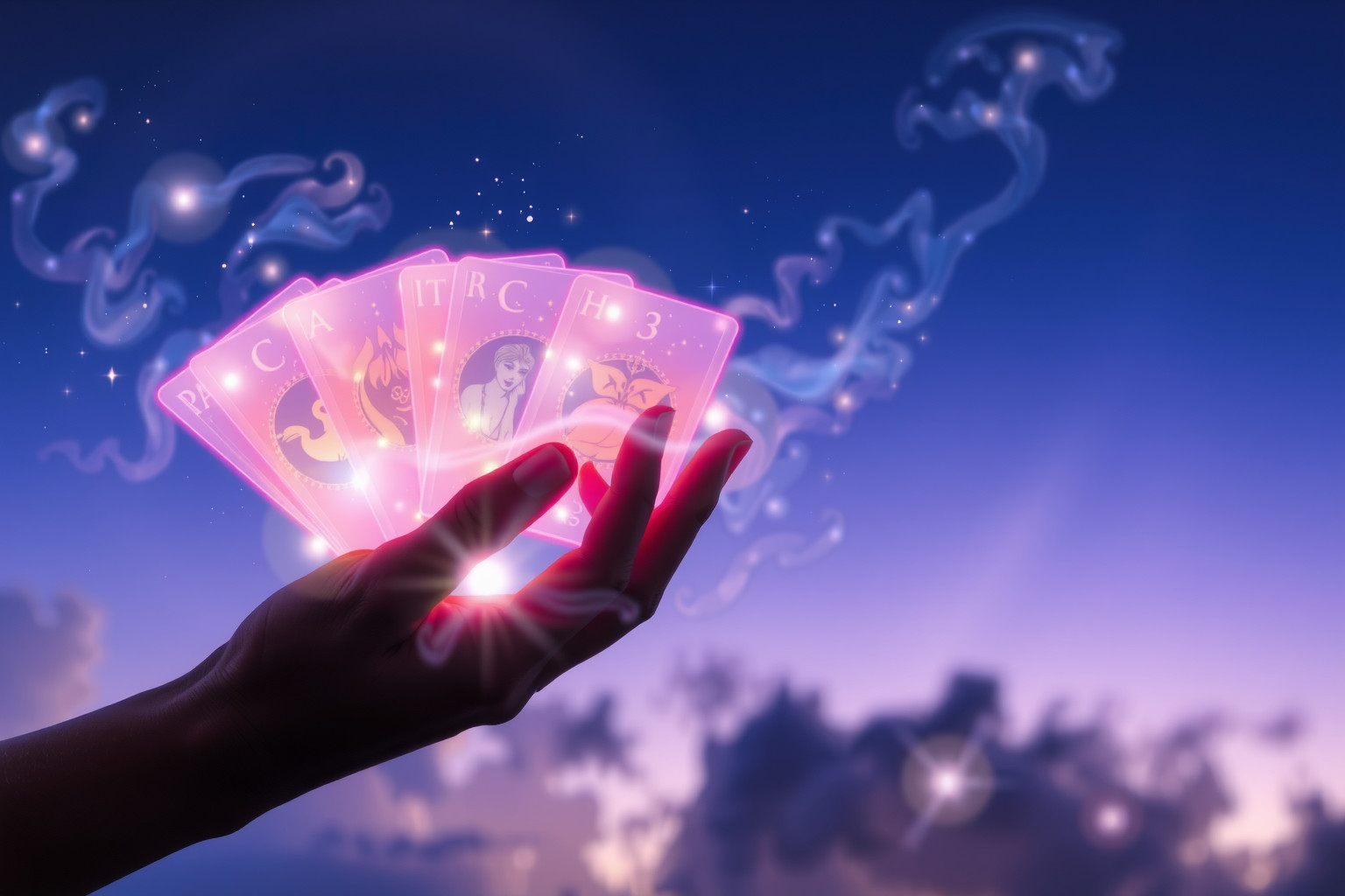 Mescolare tarocchi in sogno simboleggia scelte e destini incerti.