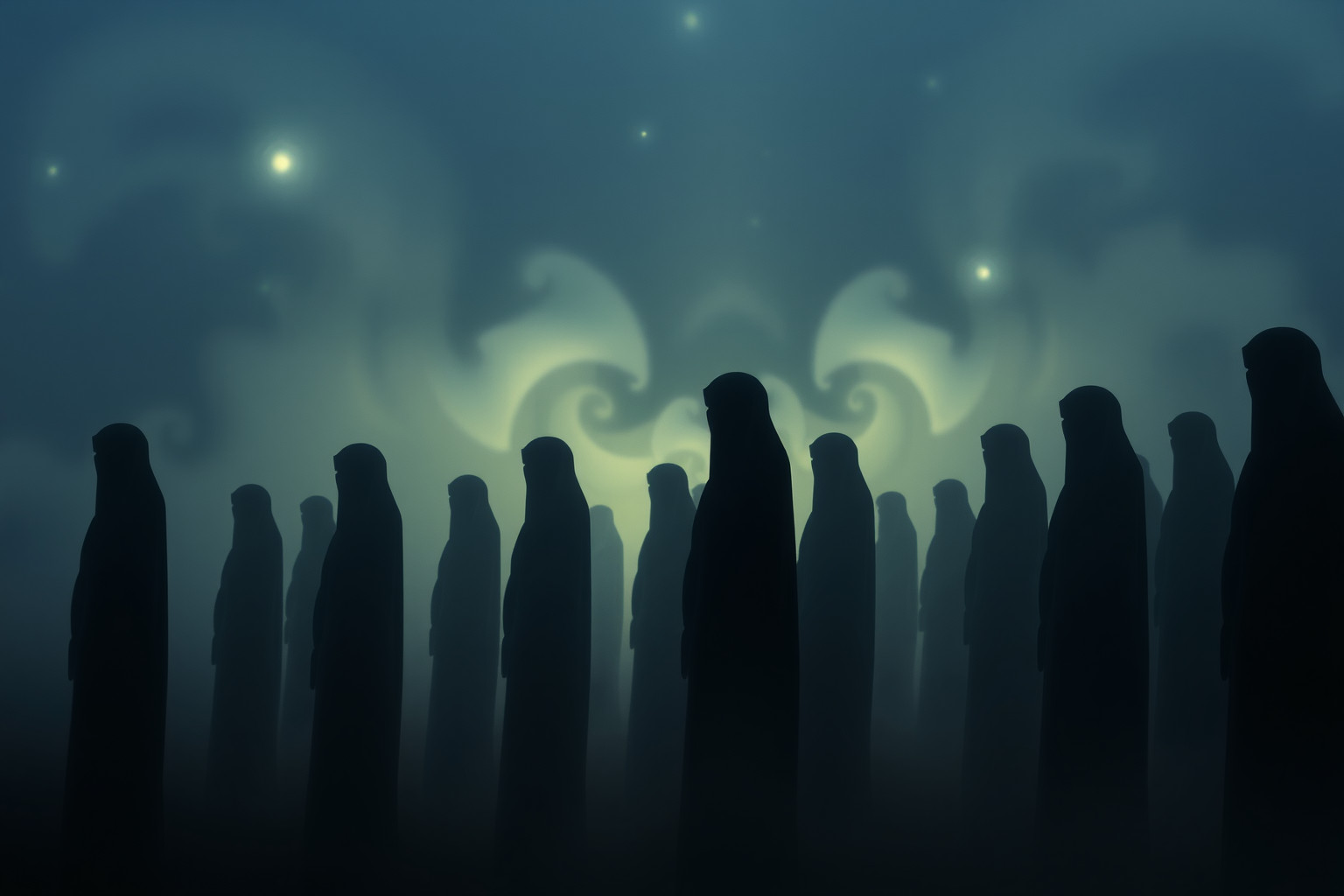 Sognare veglie sconosciute riflette paure di cambiamenti imminenti.