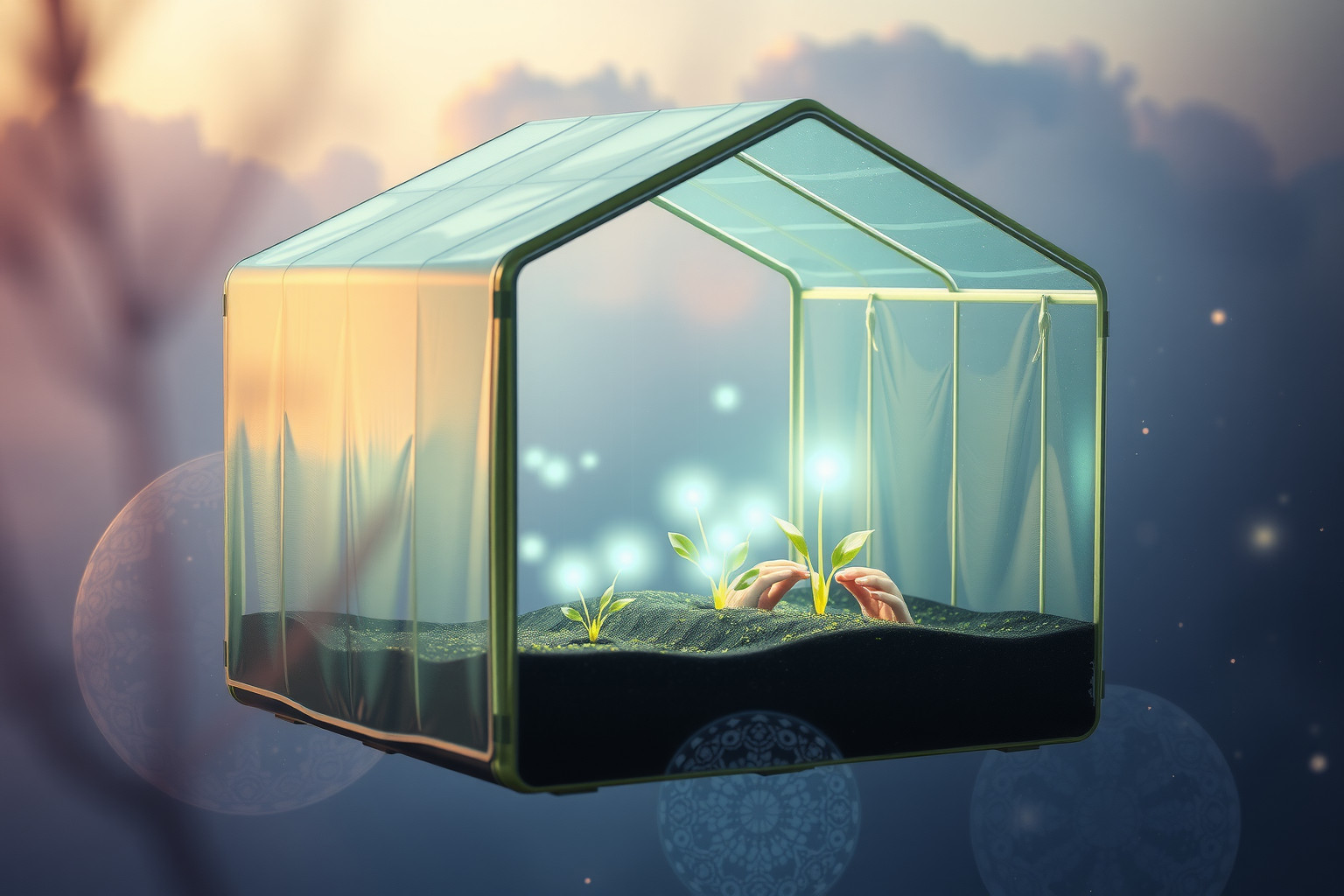 Sognare semi in serra simboleggia speranza e crescita personale futura.