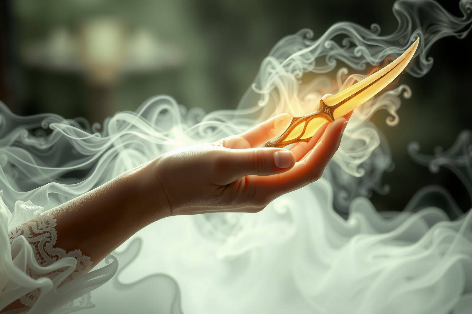 Ricevere un pugnale da cervo simboleggia forza e protezione interiore.