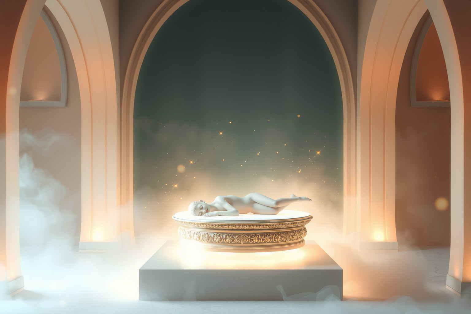 Sognare un luogo sacro simboleggia pace interiore e protezione spirituale.