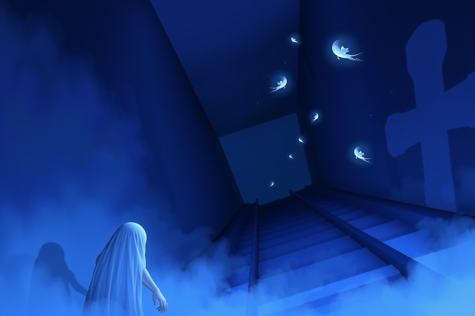 Sognare la cripta simboleggia il confronto con la propria mortalità interiore.