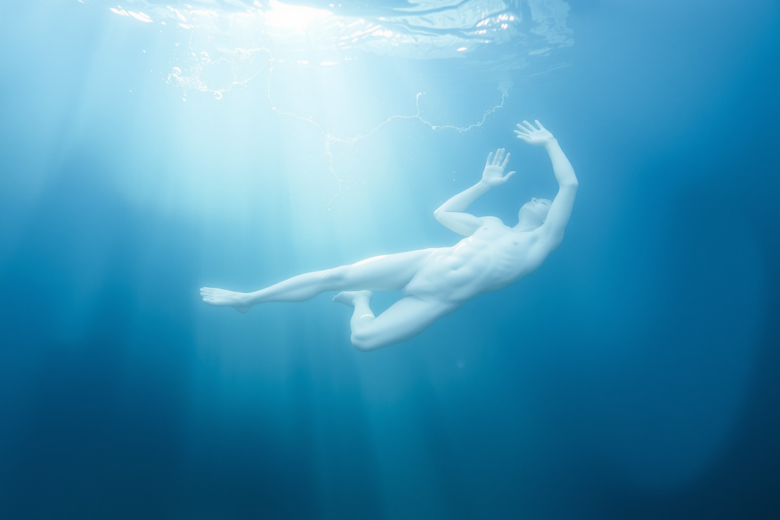 Sognare soffocare in acqua simboleggia ansia e emozioni sommerse.