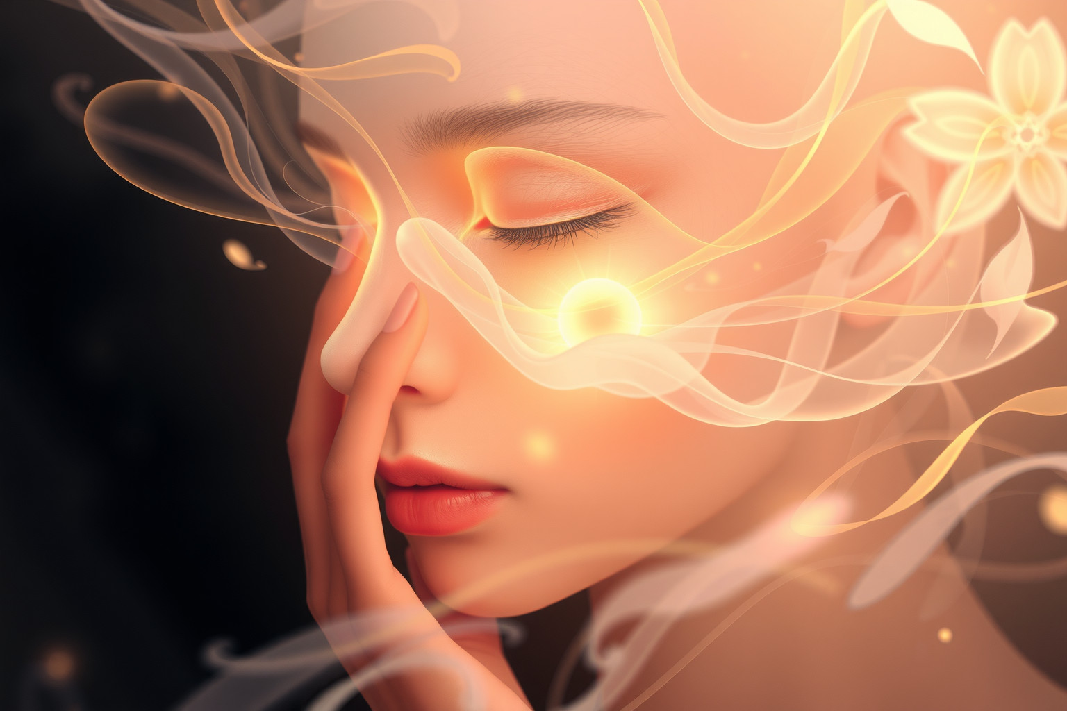 Sognare narici riflette la connessione tra sé e consapevolezza interiore.