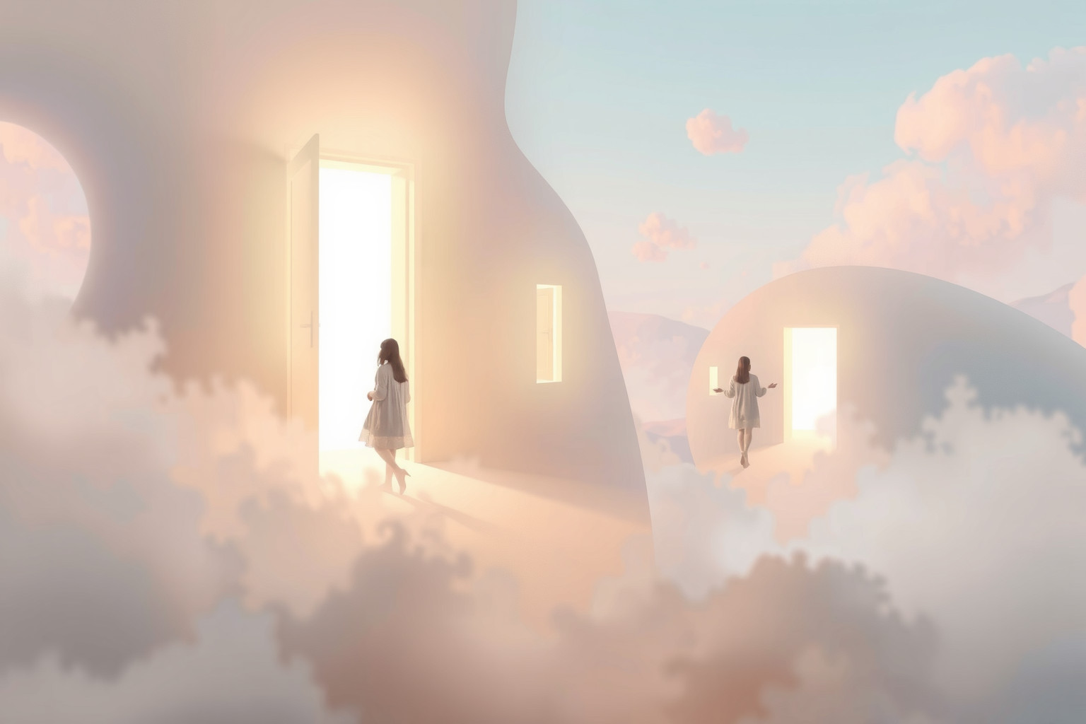 Sognare il ritorno a un luogo di conforto simboleggia sicurezza interiore.