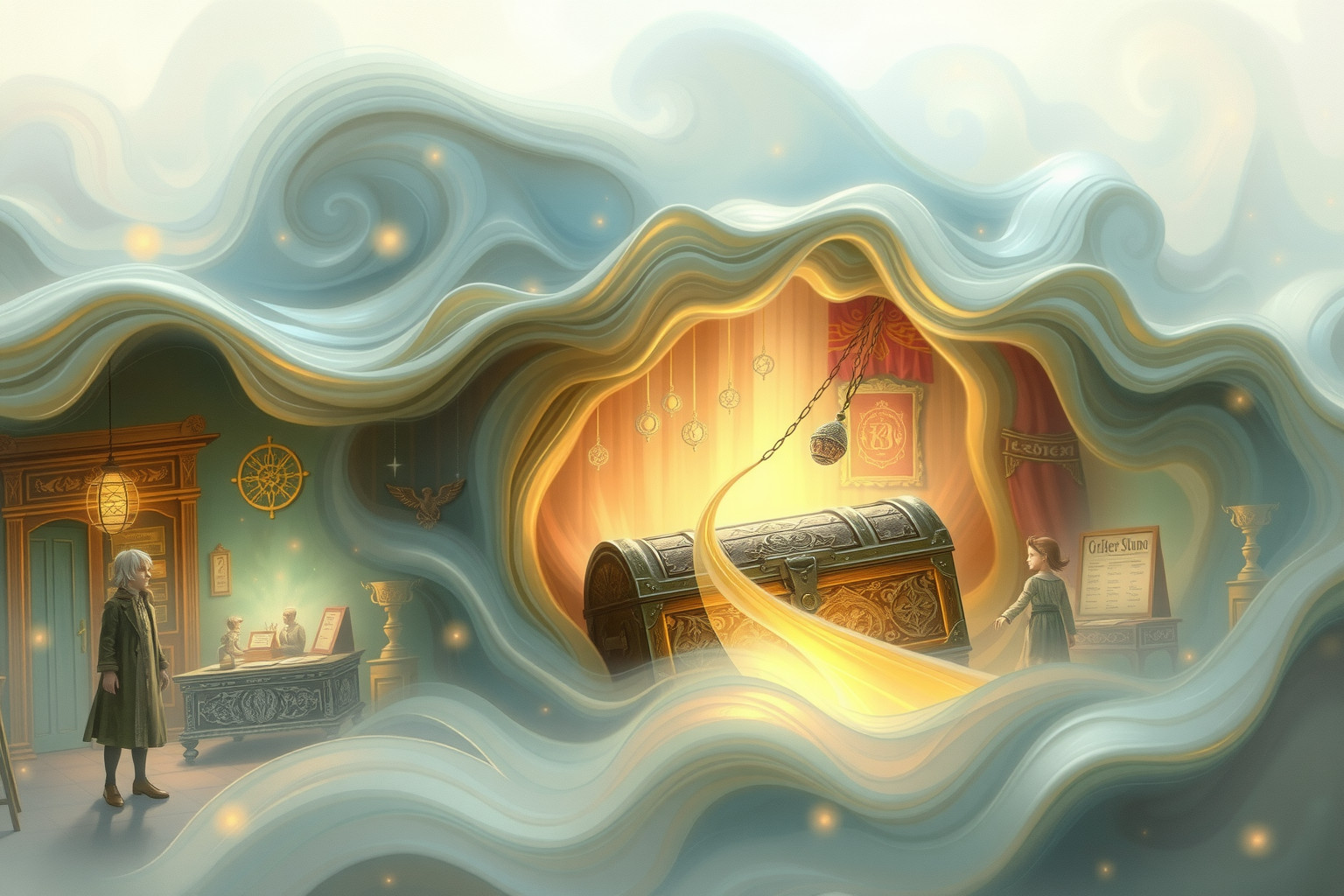 Sognare un tesoro al mercato indica opportunità inattese e ricchezza.