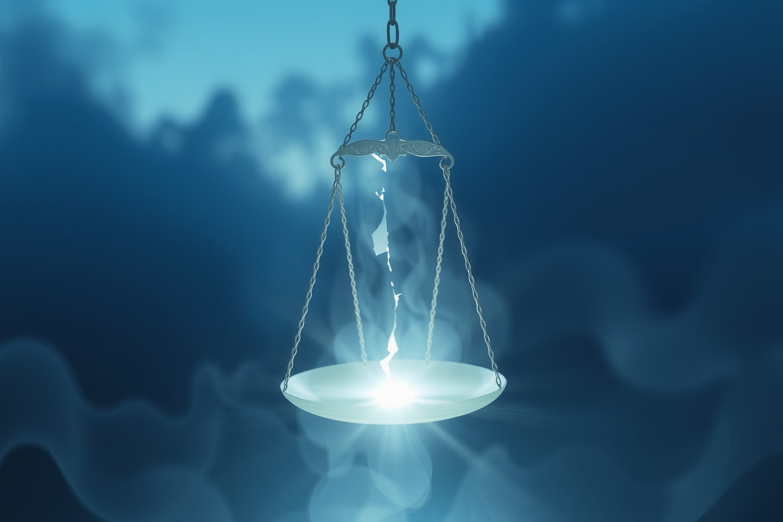 Sognare giustizia spezzata indica ingiustizia o conflitti interiori.