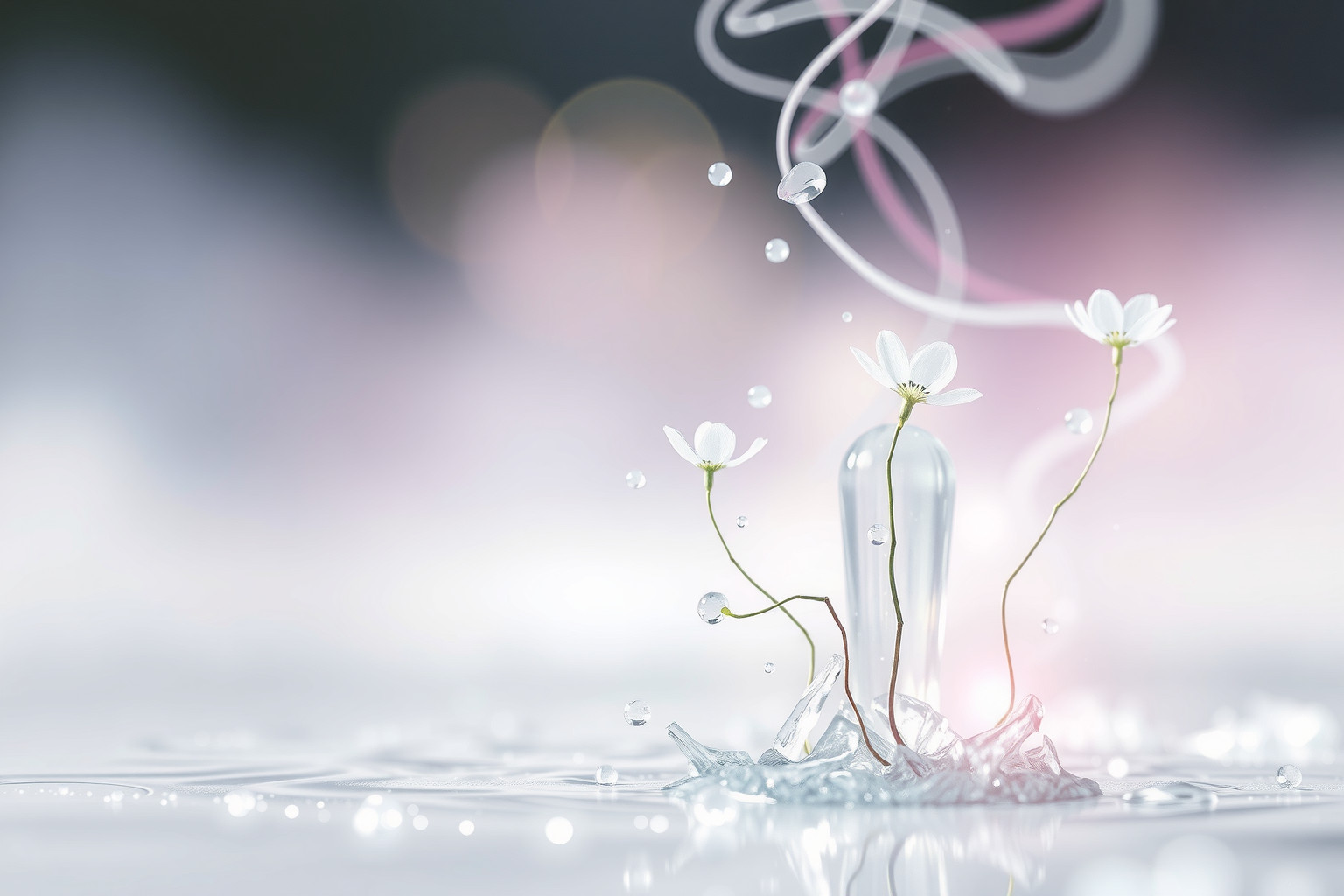 Sognare fiori di ghiaccio sciogliersi simboleggia dolore e rinascita.