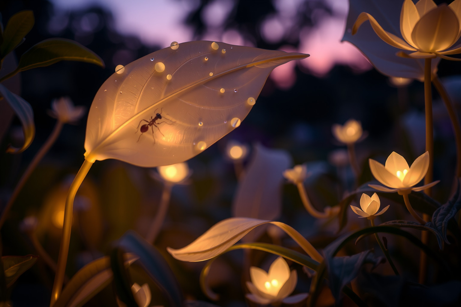 Sognare formiche in giardino simboleggia armonia con la natura.