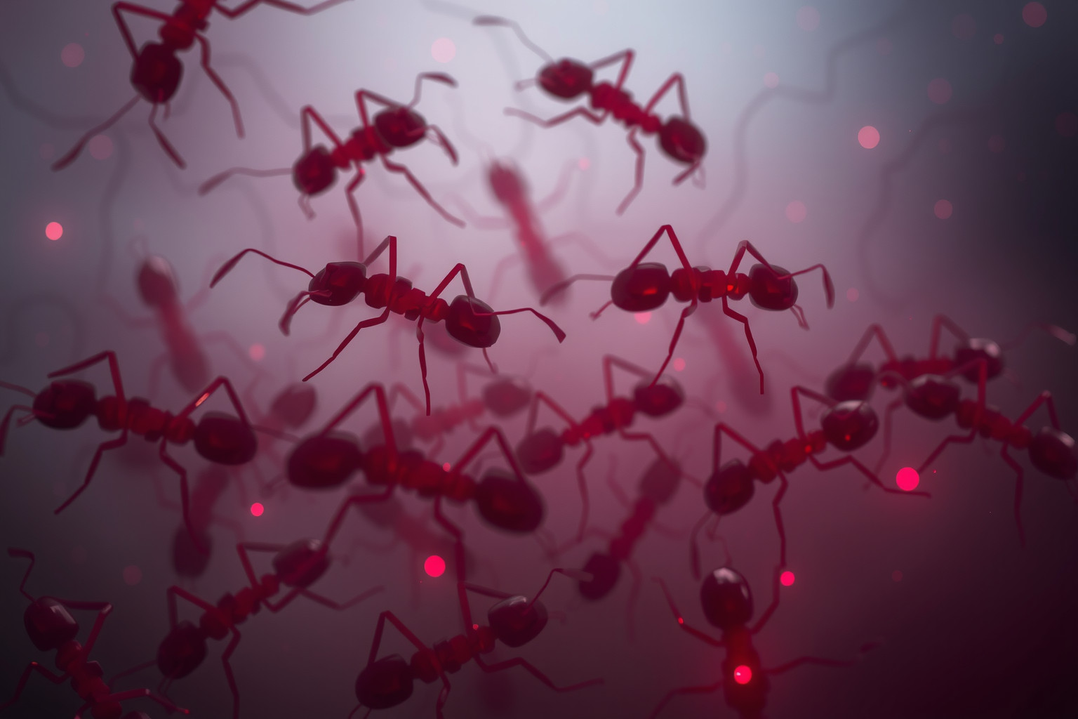 Sognare formiche rosse simboleggia aggressività e imminente pericolo.