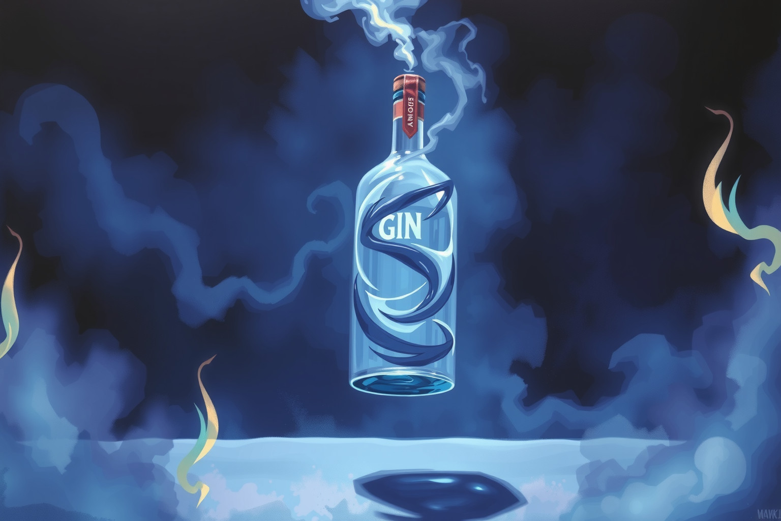 Sognare gin in pericolo indica sfide nascoste e tentazioni forti.