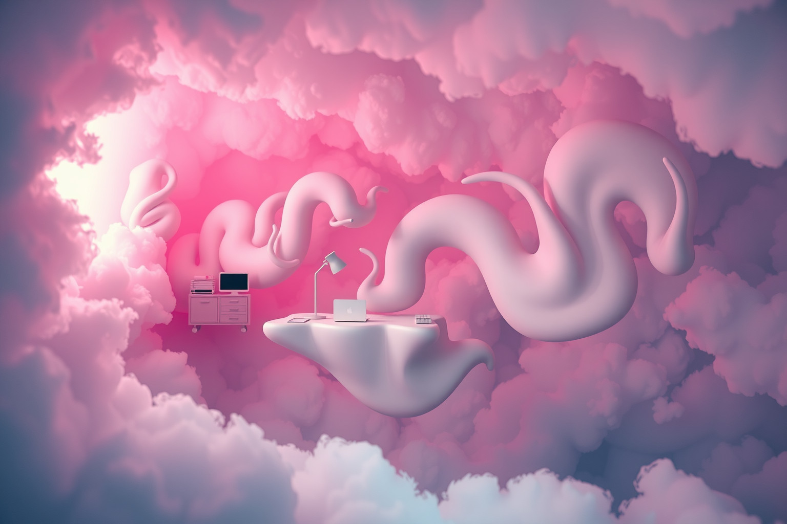 Sognare il principale in un ambiente surreale riflette ansie lavorative nascoste.