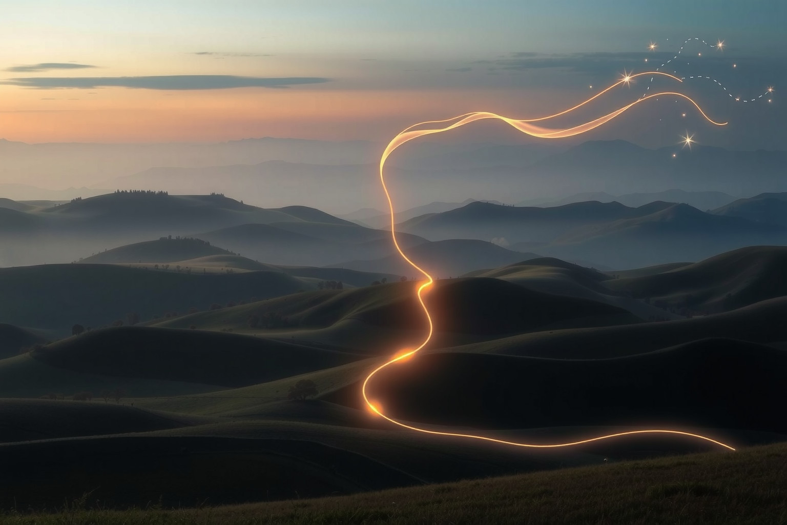Sognare colline meridionali simboleggia serenità e nuovi inizi.